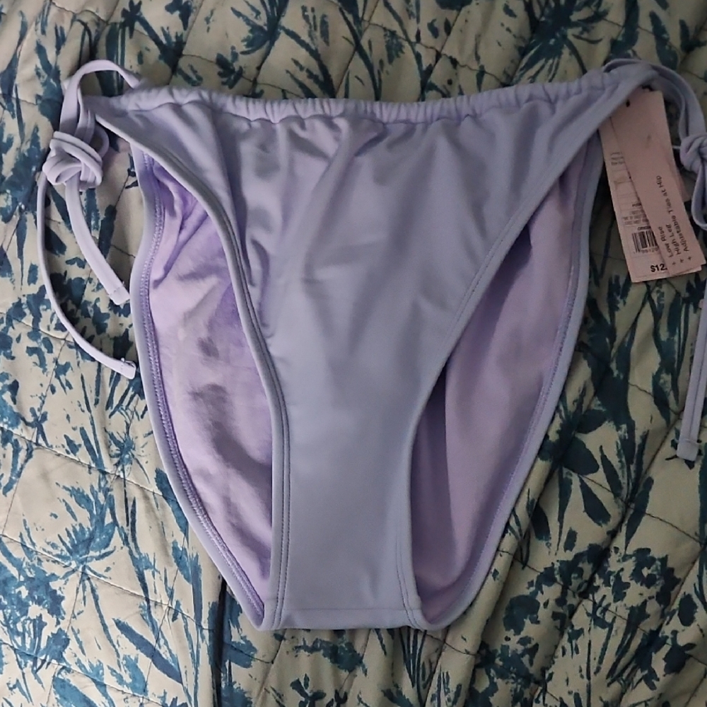 WILD FABLE Lilac Tie-Side Bikini Bottoms